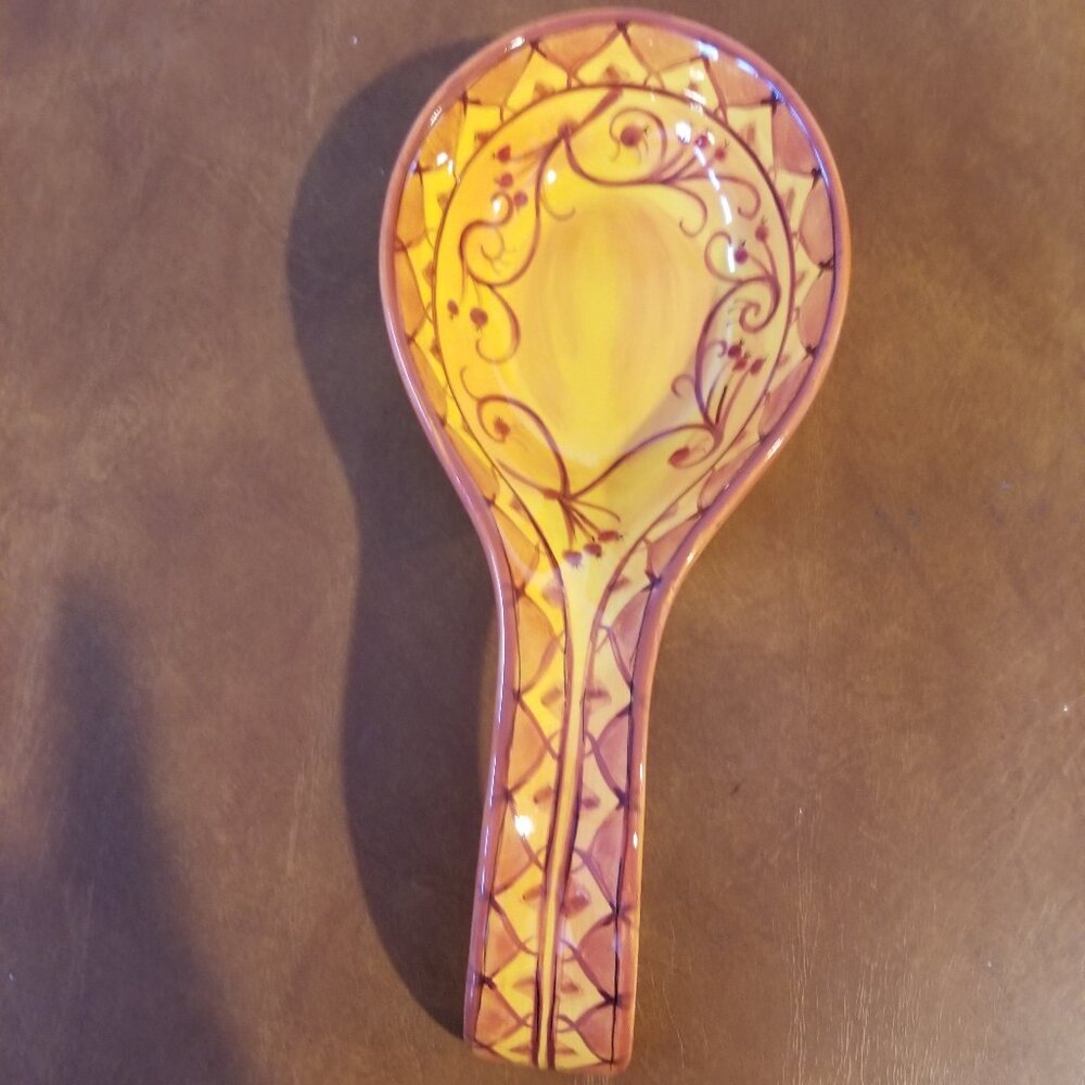 Pier 1 Earthenware Karistan Spoonrest